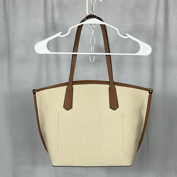 Michael Kors Jane Large Canvas Tote Bag. - Picture 5 of 11
